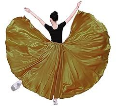 Womens Full Ankle Length Retro Long Maxi Tea Skirt for Dance Gypsy Costume Party Cosplay Renaissa... | Amazon (US)