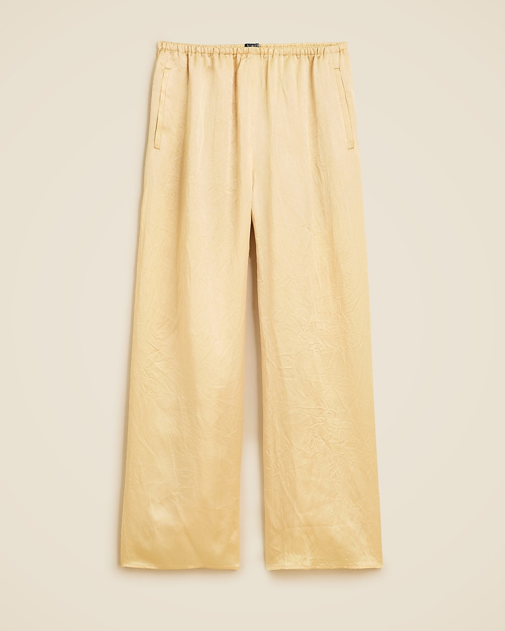 Cosmo cropped pant in textured satin | J. Crew US