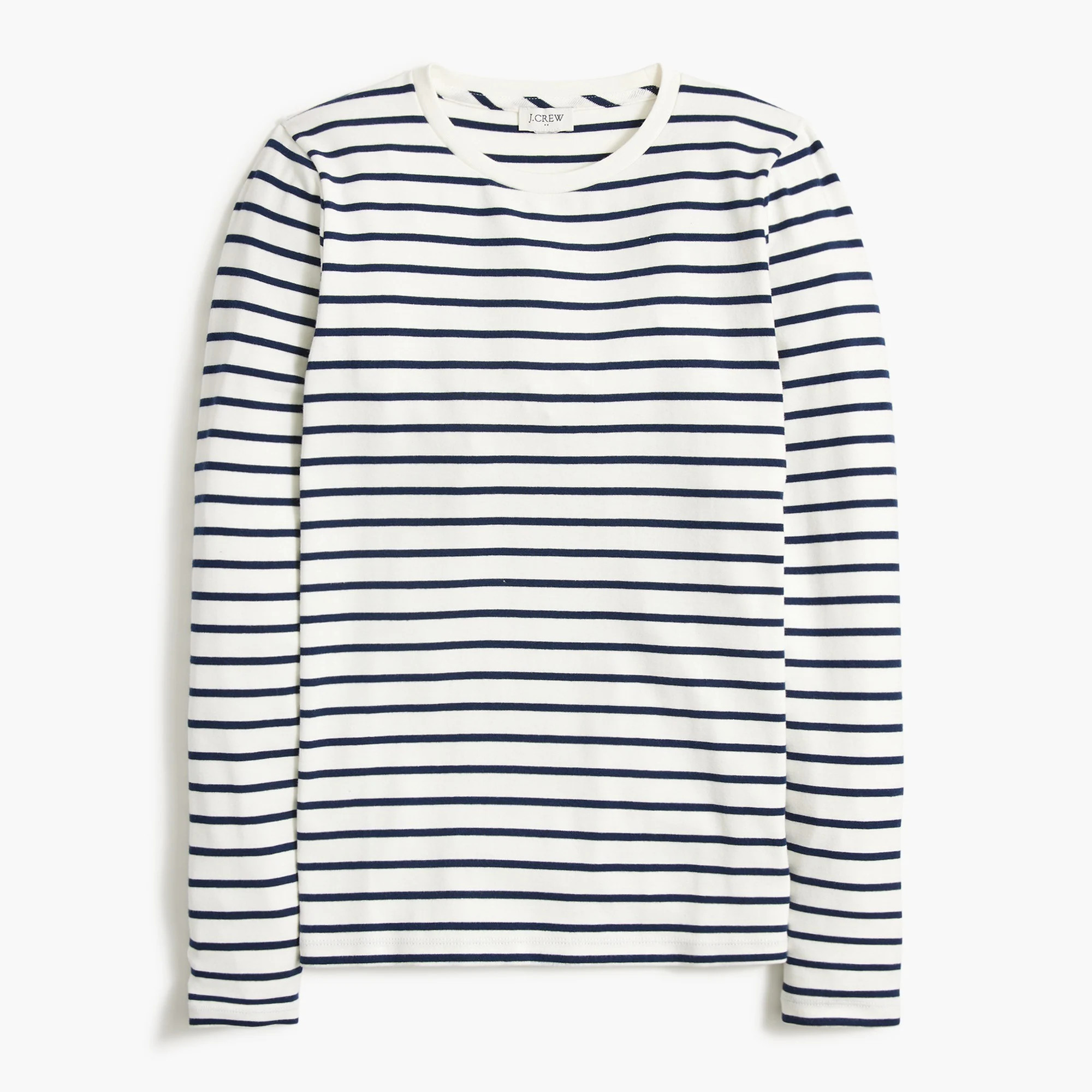 Long-sleeve striped everyday tee | J.Crew Factory