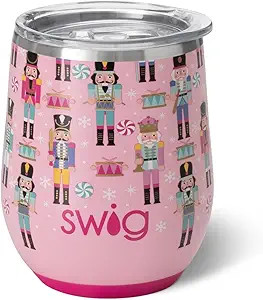 Swig Life 12oz Wine Tumbler with Lid, Stainless Steel, Dishwasher Safe, Portable, Triple Insulate... | Amazon (US)
