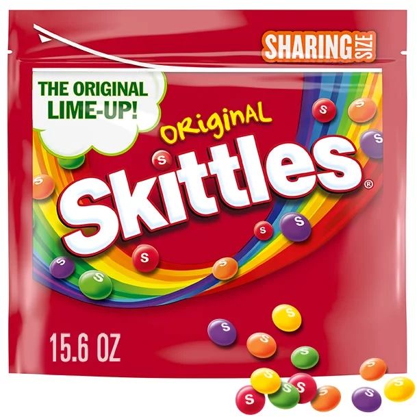 Skittles Original Gummy Candy Sharing Size - 15.6 oz Bag - Walmart.com | Walmart (US)