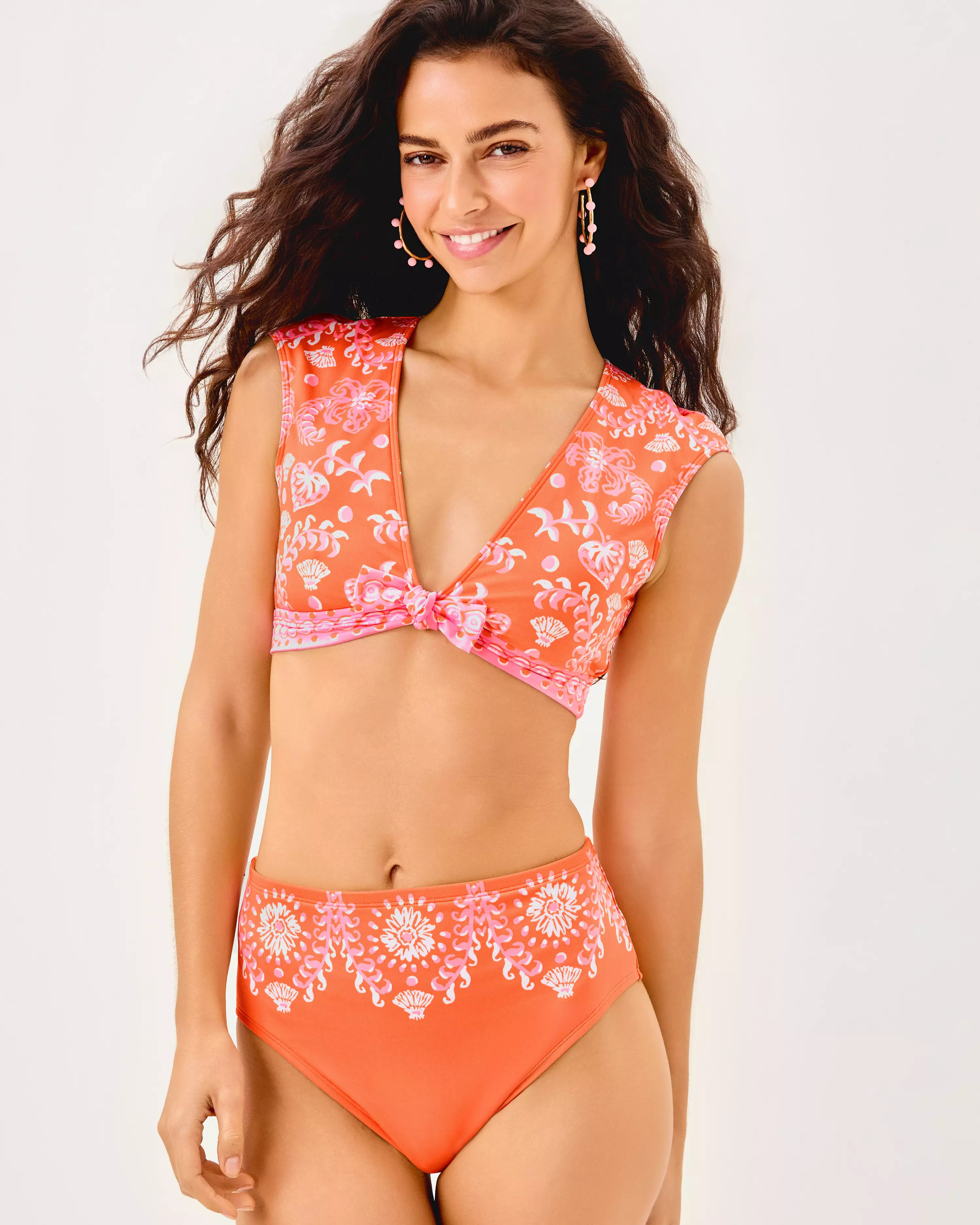 Meechi Cap Sleeve Swim Top | Lilly Pulitzer