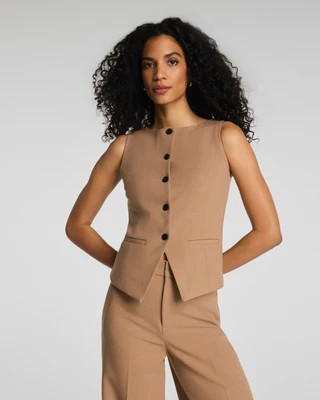 SPANX® WellSuited Tailored Button-Down Vest | Spanx