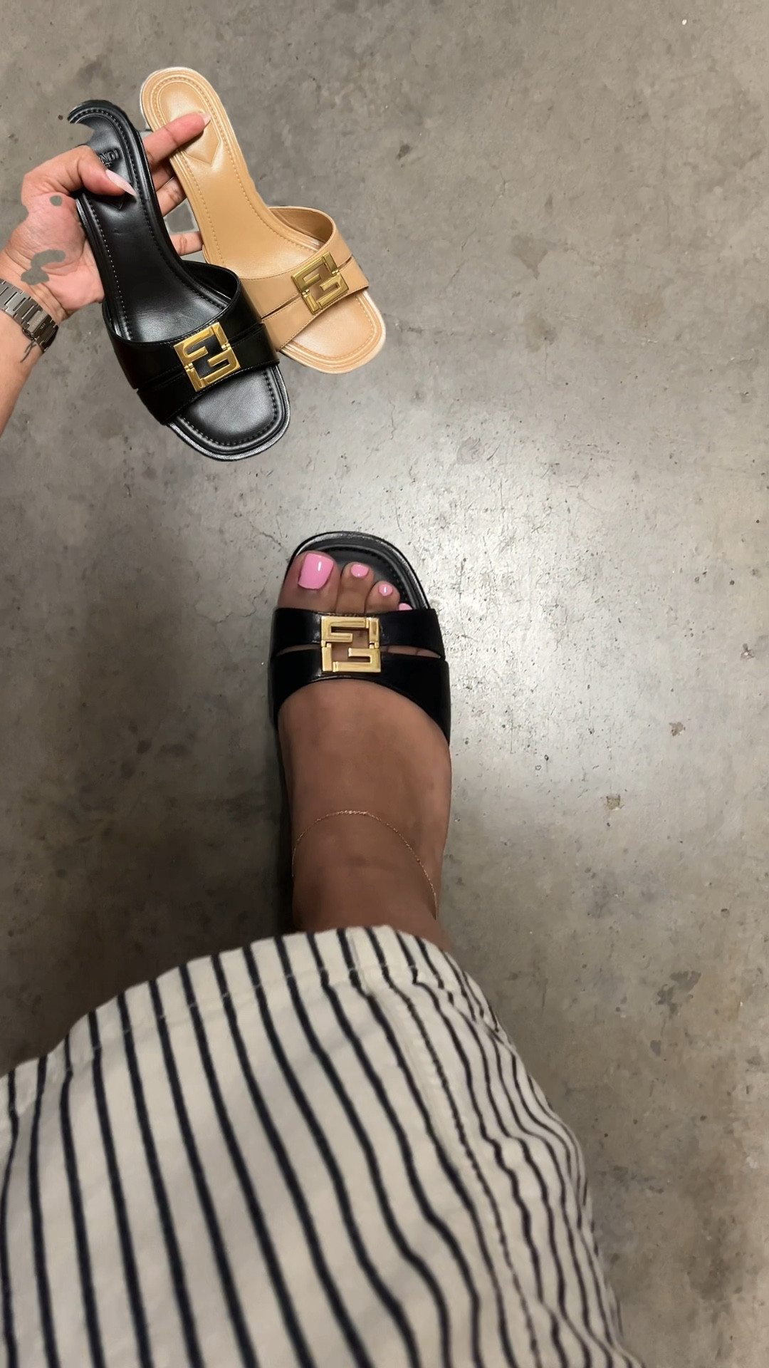 Love these heels #fendi #summersandals