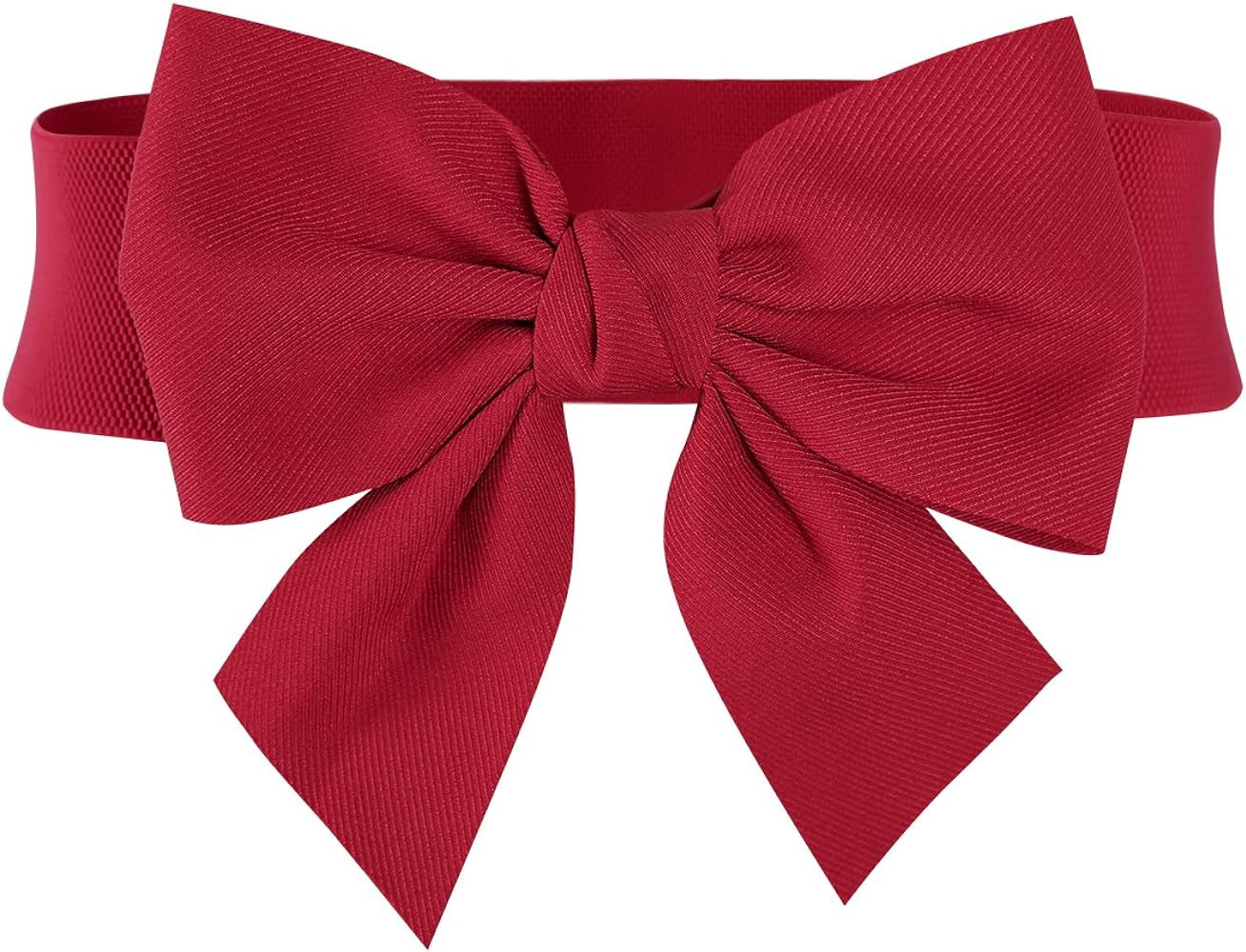 MUXXN Women's Vintage Bowknot Wide Elastic Stretchy Cinch Belt | Amazon (US)