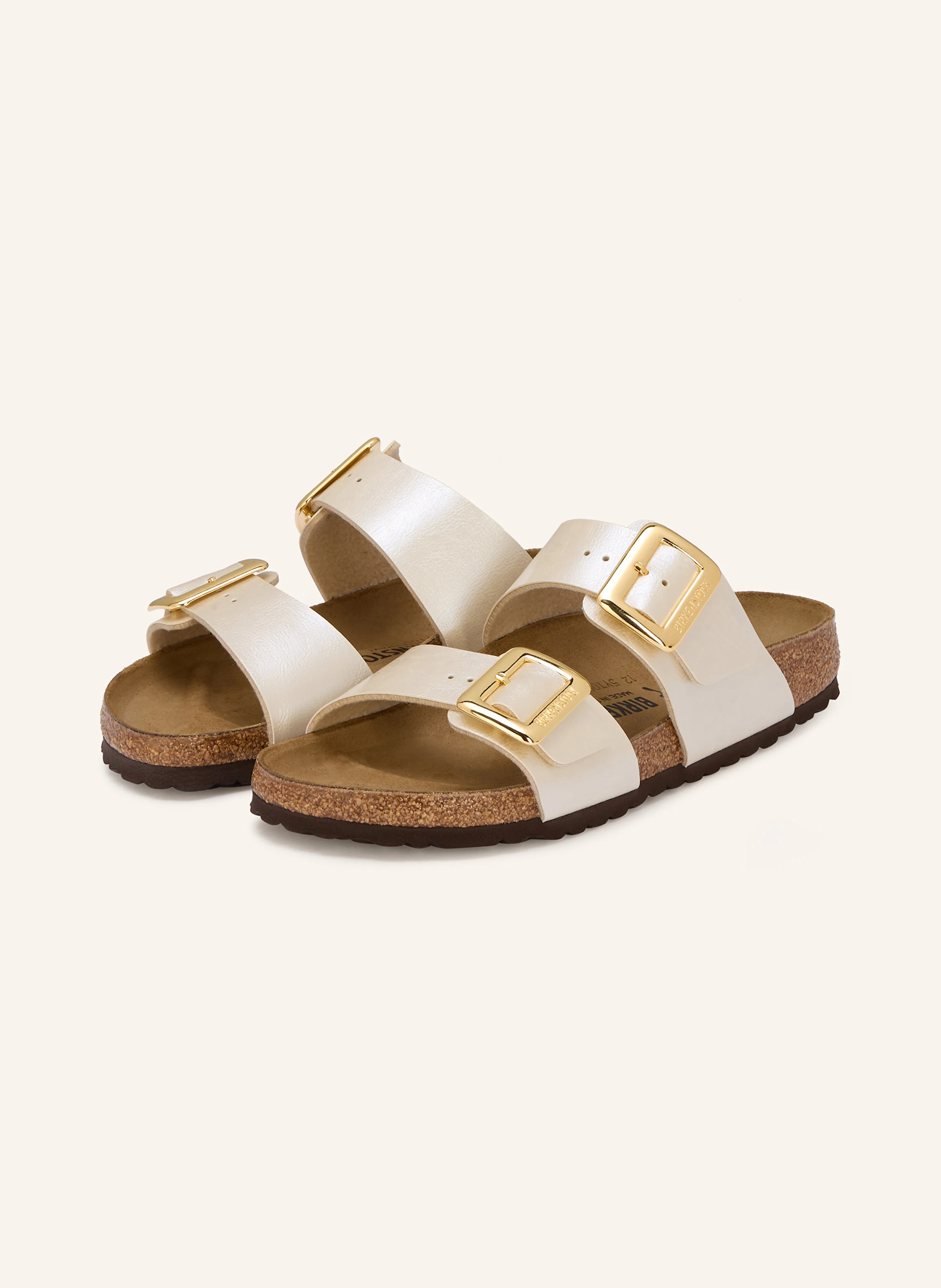 BIRKENSTOCK Pantoletten SYDNEY CUSHION BUCKLE in creme | Breuninger (DACH)
