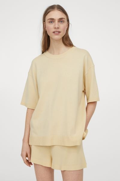 Fine-knit T-shirt | H&M (US + CA)