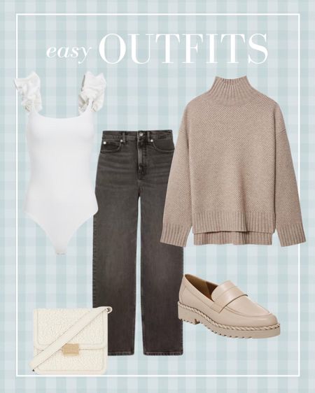 Easy fall mom outfits! Pair an oversized sweater with jeans and a bodysuit plus loafers. Look instantly effortless for all your errands and such on the go 

#LTKunder100 #LTKworkwear #LTKstyletip