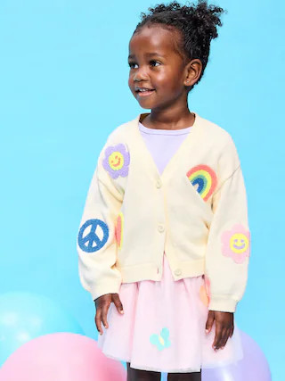 Birthday Cardigan Sweater for Toddler Girls | Old Navy (US)