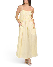 Sleeveless Ruched Top Maxi Dress | Casual Dresses  | Marshalls | Marshalls