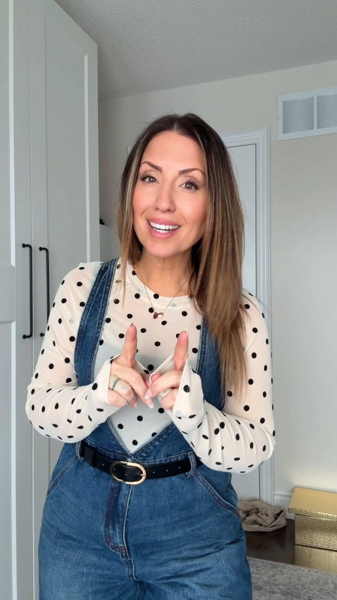 Sheer polkadot tops I'll be wearing on repeat! 

#LTKcanada #LTKworkwear #LTKmodest