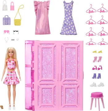 ® Dream Closet Toy Playset with Doll, Clothes & Accessories | Nordstrom