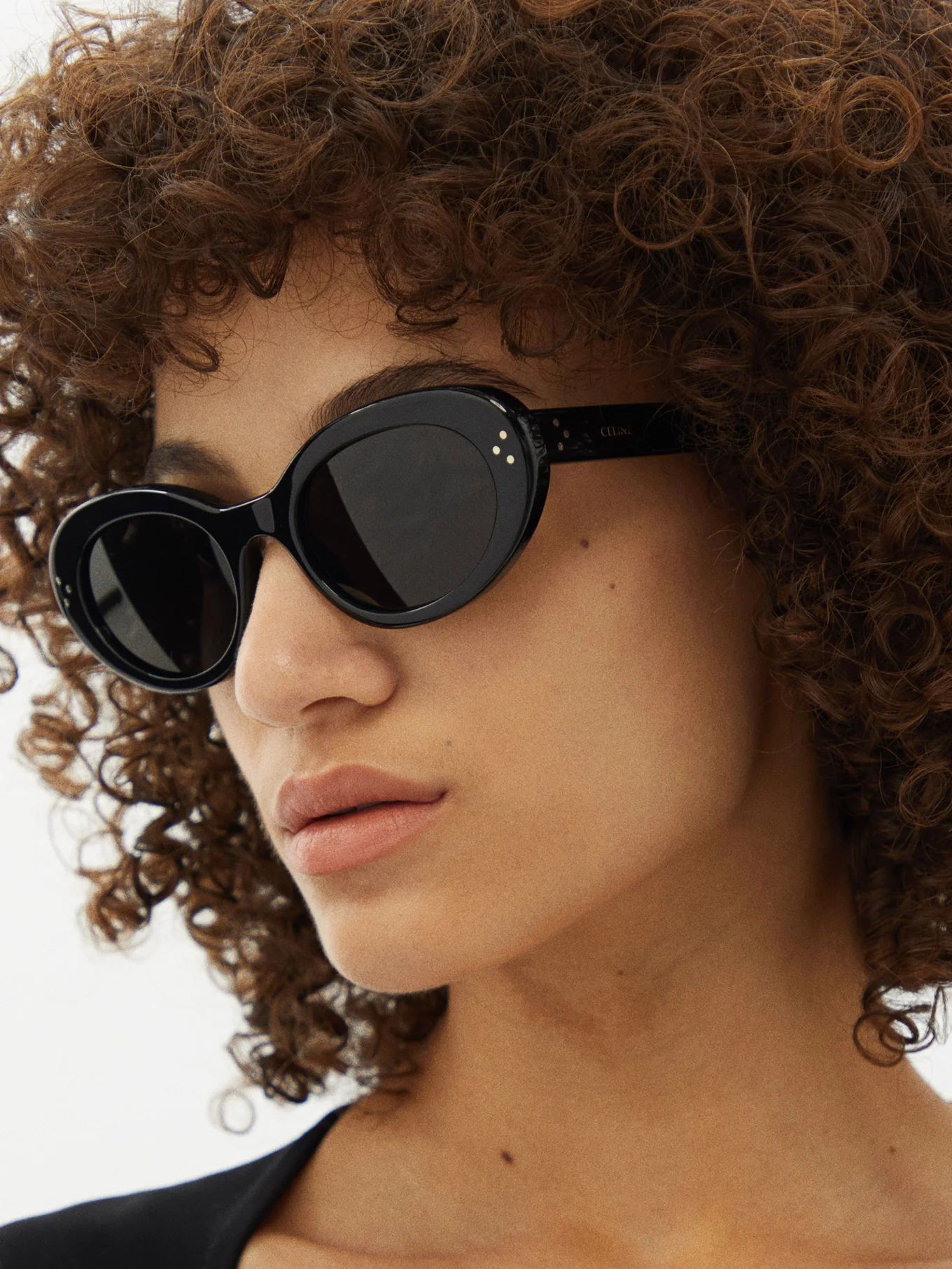 Oval cat-eye acetate sunglasses | Matches (UK)