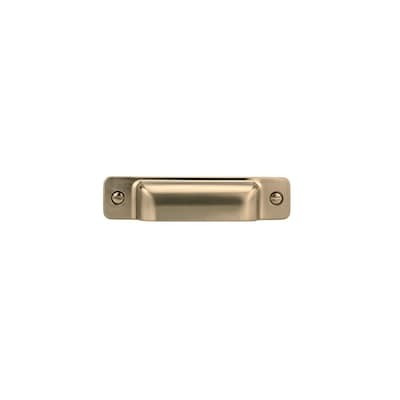 Richelieu Torino 3-3/4-in Center to Center Champagne Bronze Rectangular Cup Drawer Pulls Lowes.co... | Lowe's