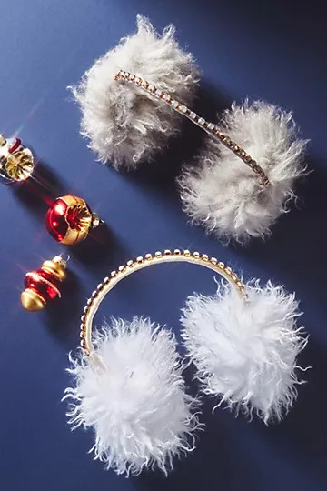 Violet and Brooks Baguette Crystal Earmuffs | Anthropologie (US)