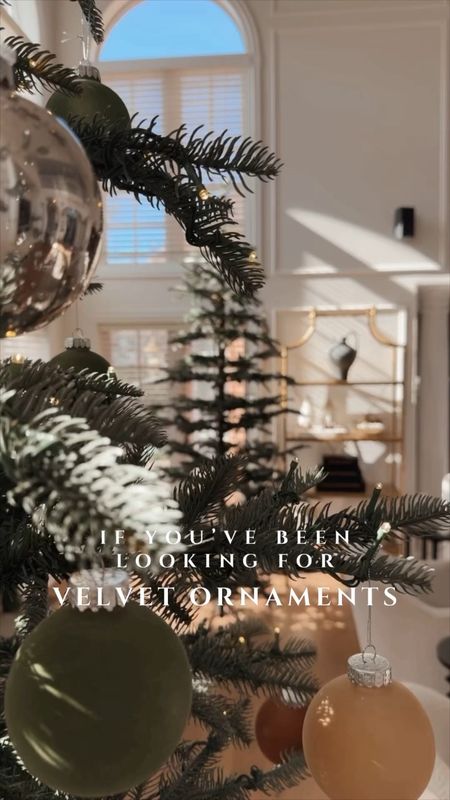Velvet ornaments. Brown velvet ornaments green. Off white velvet ornaments modern. Amazon home finds. Amazon holiday finds. Christmas tree ornaments. Amazon best seller 

#LTKSeasonal #LTKHoliday #LTKsalealert