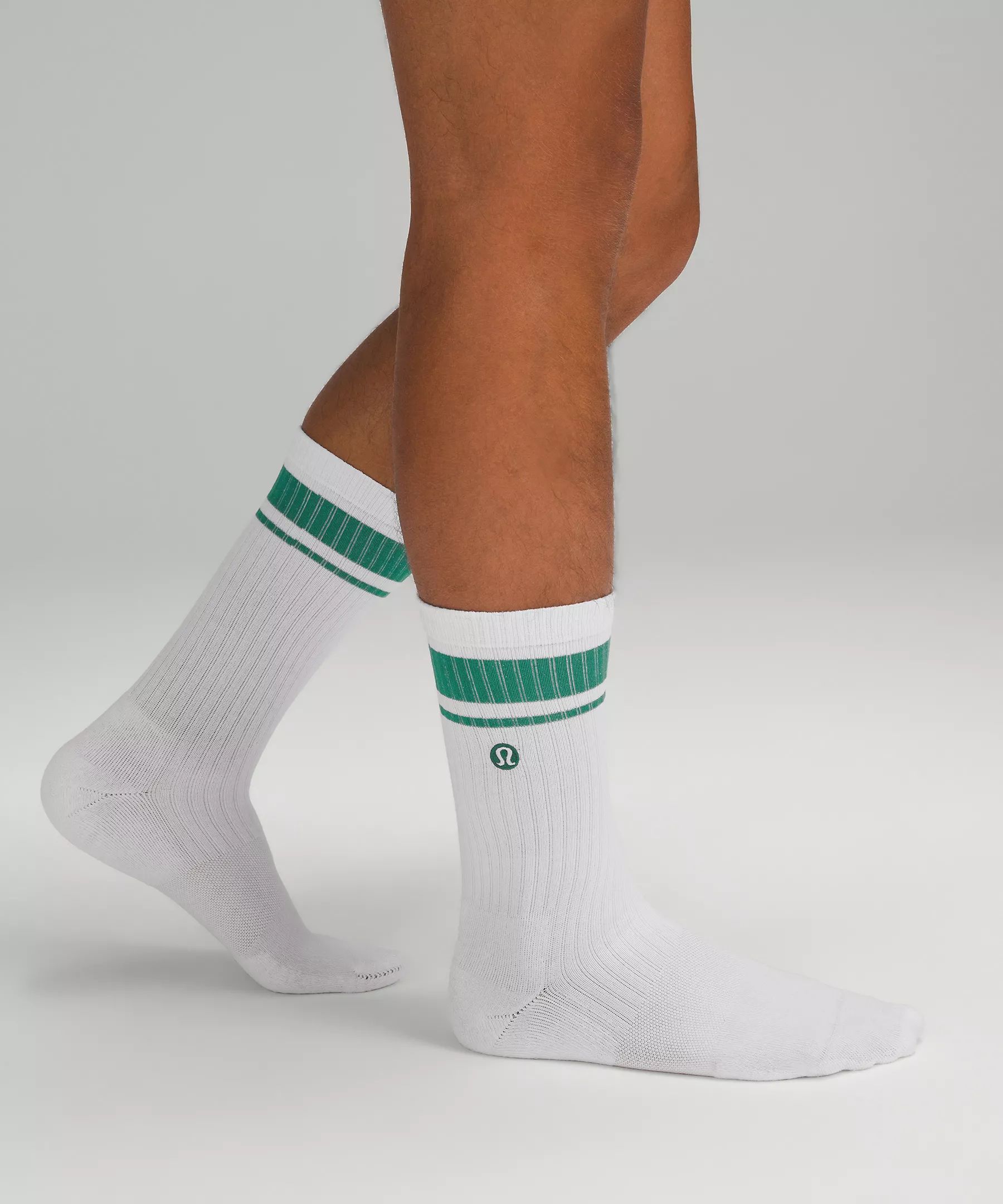 Men's Daily Stride Ribbed Comfort Crew Socks | Men's Socks | lululemon | Lululemon (US)