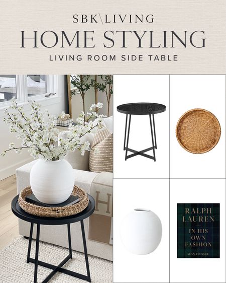 HOME \ living room side table styling 

Decor
Target 
Vase

#LTKFindsUnder50 #LTKHome