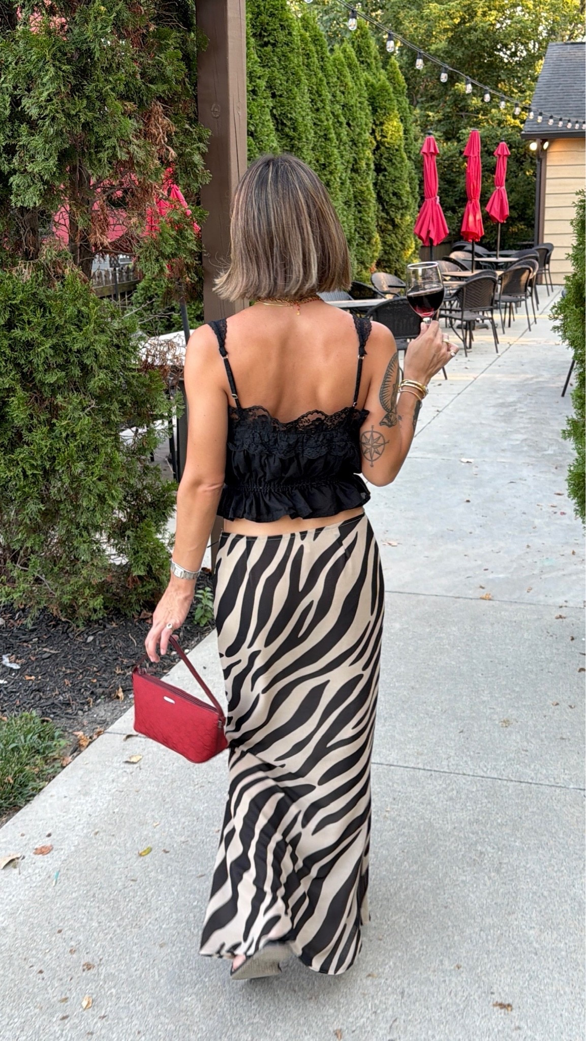 skirt is still in stock! wearing XS, I had it taken in at the waist. Bag is vintage, linked similar!

#LTKdayinmylife #LTKgrwm #LTKootd