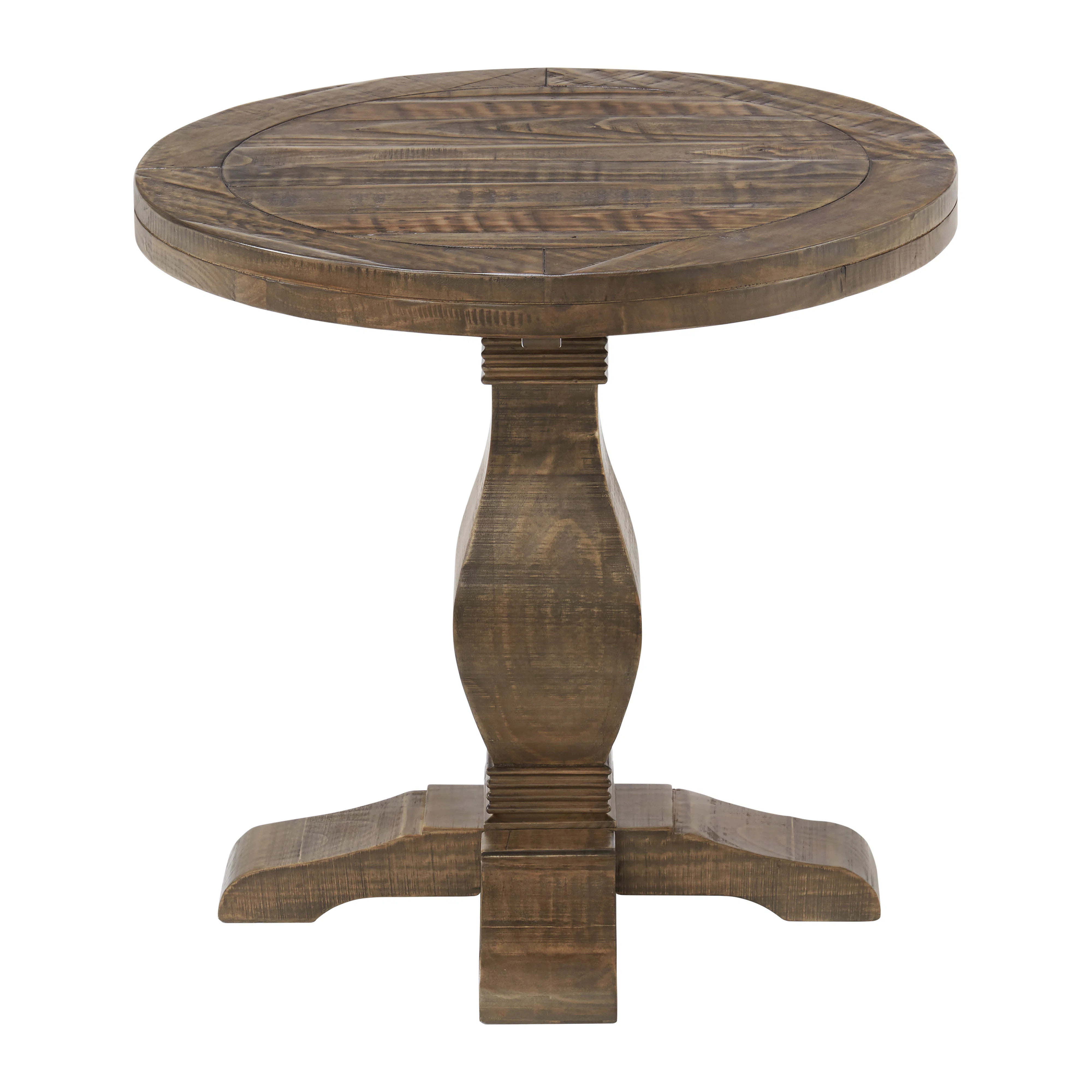 Sarcoline Solid Wood Round Pedestal End Table | Wayfair North America