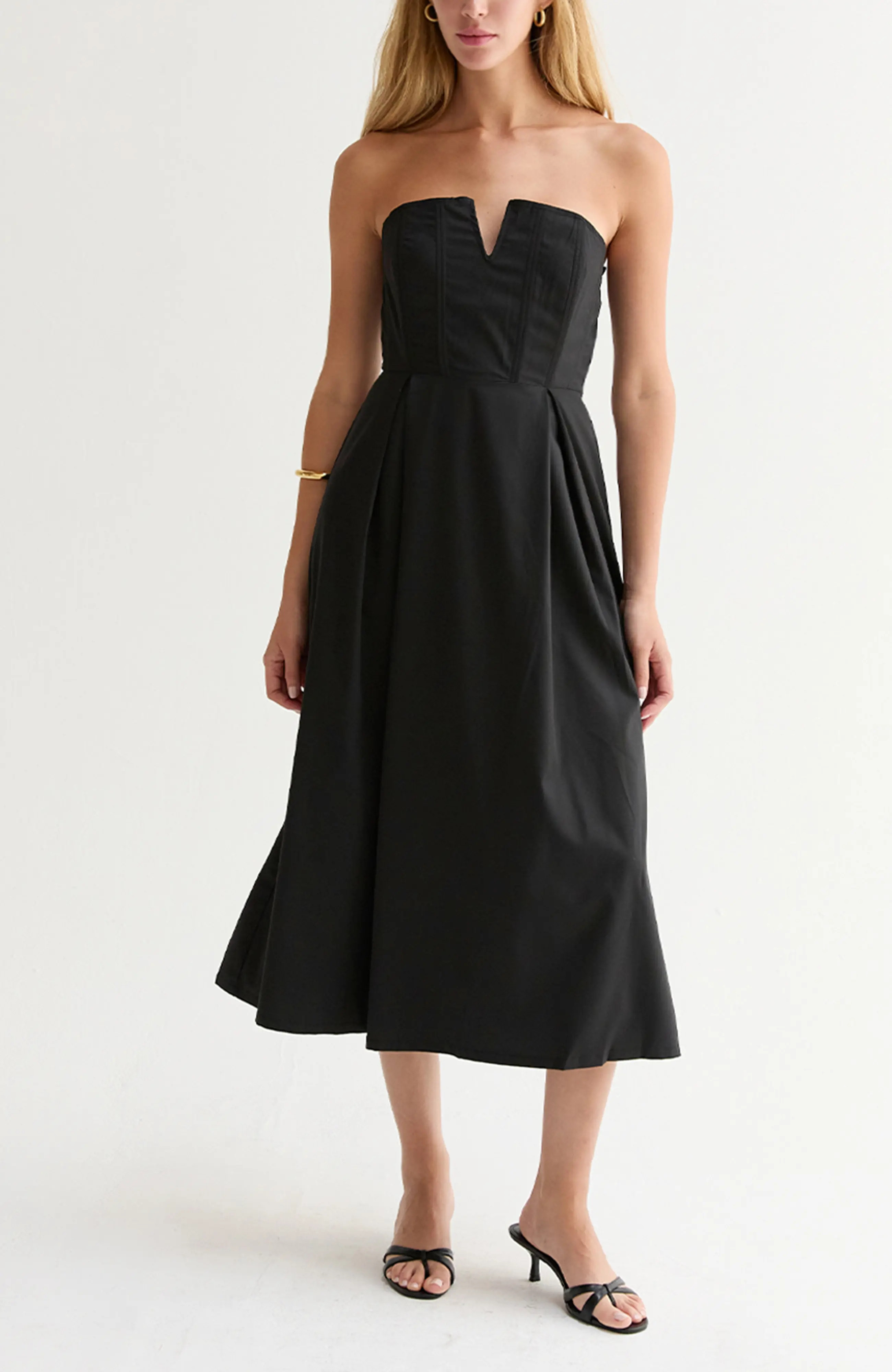 V-wire Modal Blend Midi Dress (Women) | Nordstrom | Nordstrom