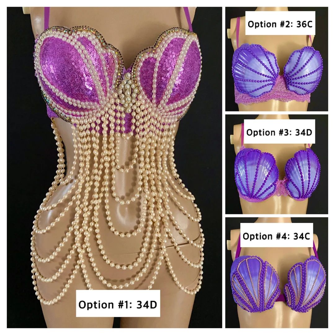 Sample Sale Mermaid Bra for Women FINAL SALE | Etsy (US)