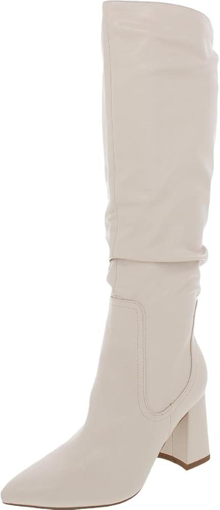 Steve Madden Womens Collision Faux Leather Tall Knee-High Boots | Amazon (US)