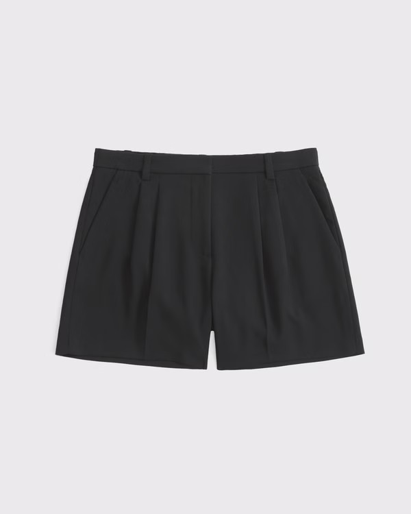Women's A&F Sloane Low Rise Tailored Short | Women's Bottoms | Abercrombie.com | Abercrombie & Fitch (US)