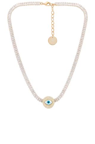 Anton Heunis Eye Crystal Chain in Crystal from Revolve.com | Revolve Clothing (Global)