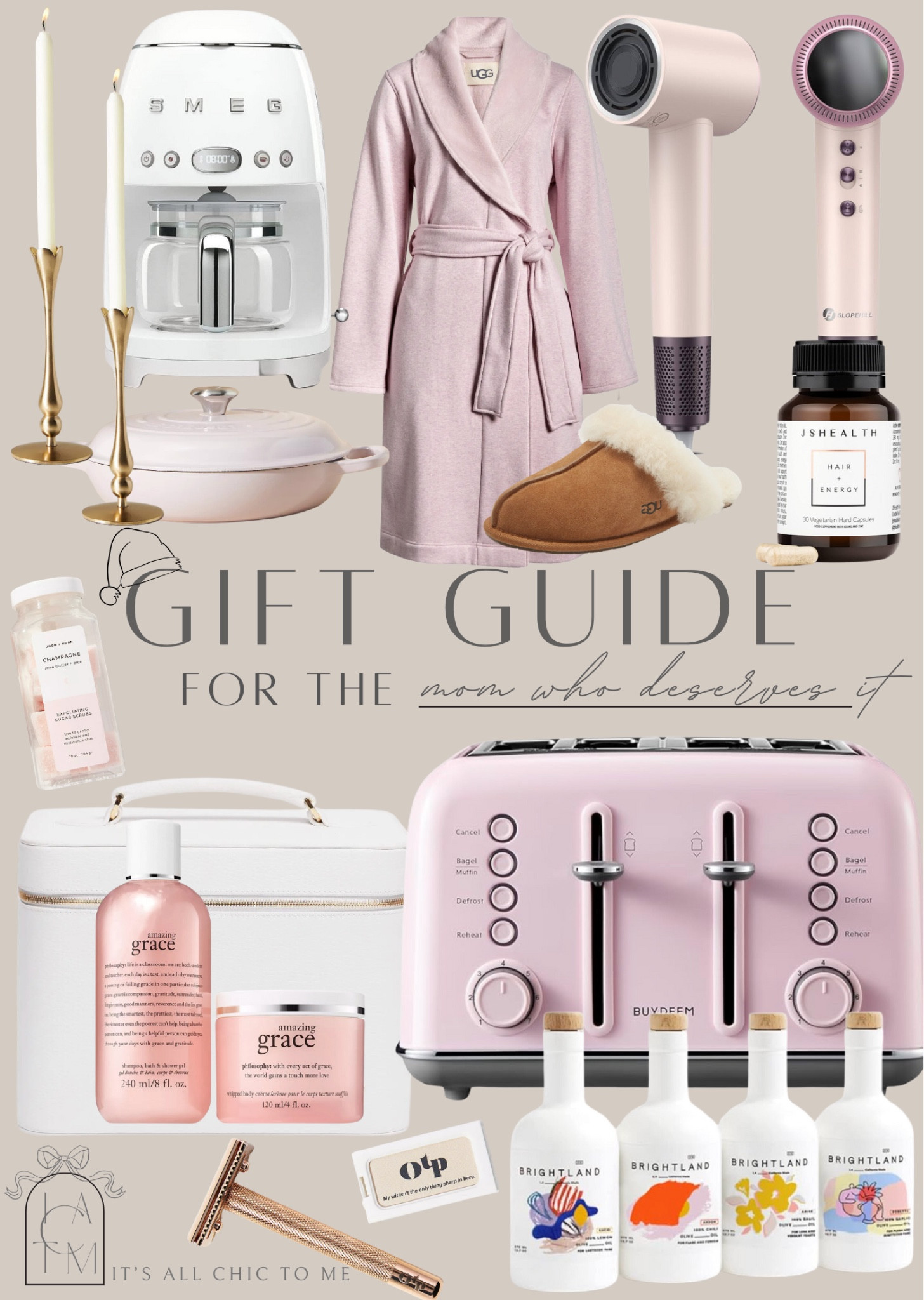 Moms do it all for us, so what better way to treat them this holiday season then to gift them what they deserve? Here’s some chic holiday gifts your mom will LOVE! 

#LTKSeasonal #LTKStyleTip #LTKHoliday