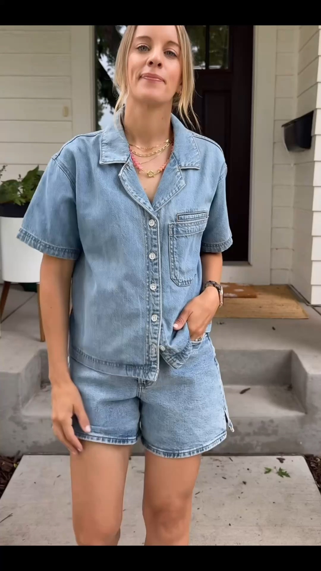 Denim on denim - a winning combination!