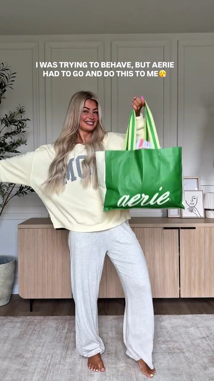 aerie said spring has sprung! Best part everything is on major sale!!! Say
“AERIE” for the details!

Aerie lounge set, Aerie loungewear, Aerie matching set, neutral lounge outfit, cozy loungewear for women, striped lounge set, soft lounge wear, comfortable matching set, mom life outfit, everyday lounge outfit, chic loungewear style, relaxed fit lounge set, wide leg lounge pants, oversized lounge top, beige neutral outfit, aesthetic cozy outfit, work from home outfit, stay at home mom outfit, casual comfy style, elevated basics, minimalist fashion, winter lounge outfit, soft ribbed fabric, cozy home style, women’s loungewear trend, casual neutral fashion, Instagram fashion inspo, cozy outfit ideas