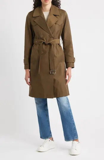 Water Resistant Cotton Blend Trench Coat | Nordstrom