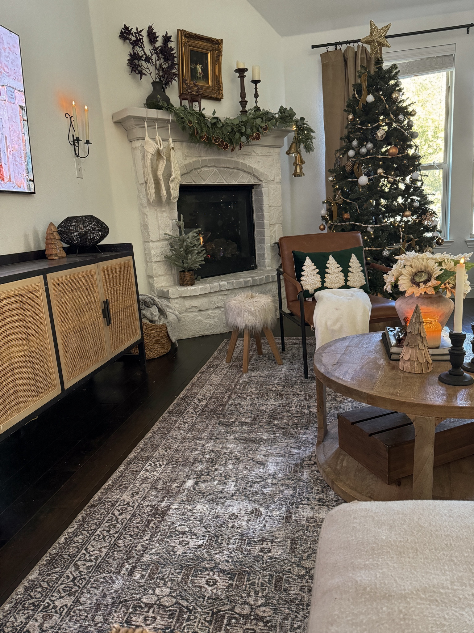 Cozy Christmas decor with our new amber lewis loloi rug! I’m obsessed  

#LTKGiftGuide #LTKSeasonal #LTKHoliday