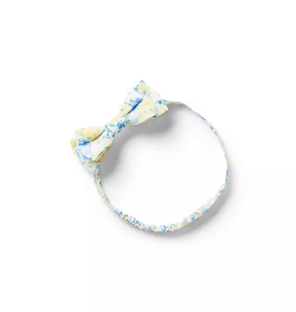 Baby Floral Bow Soft Headband | Janie and Jack