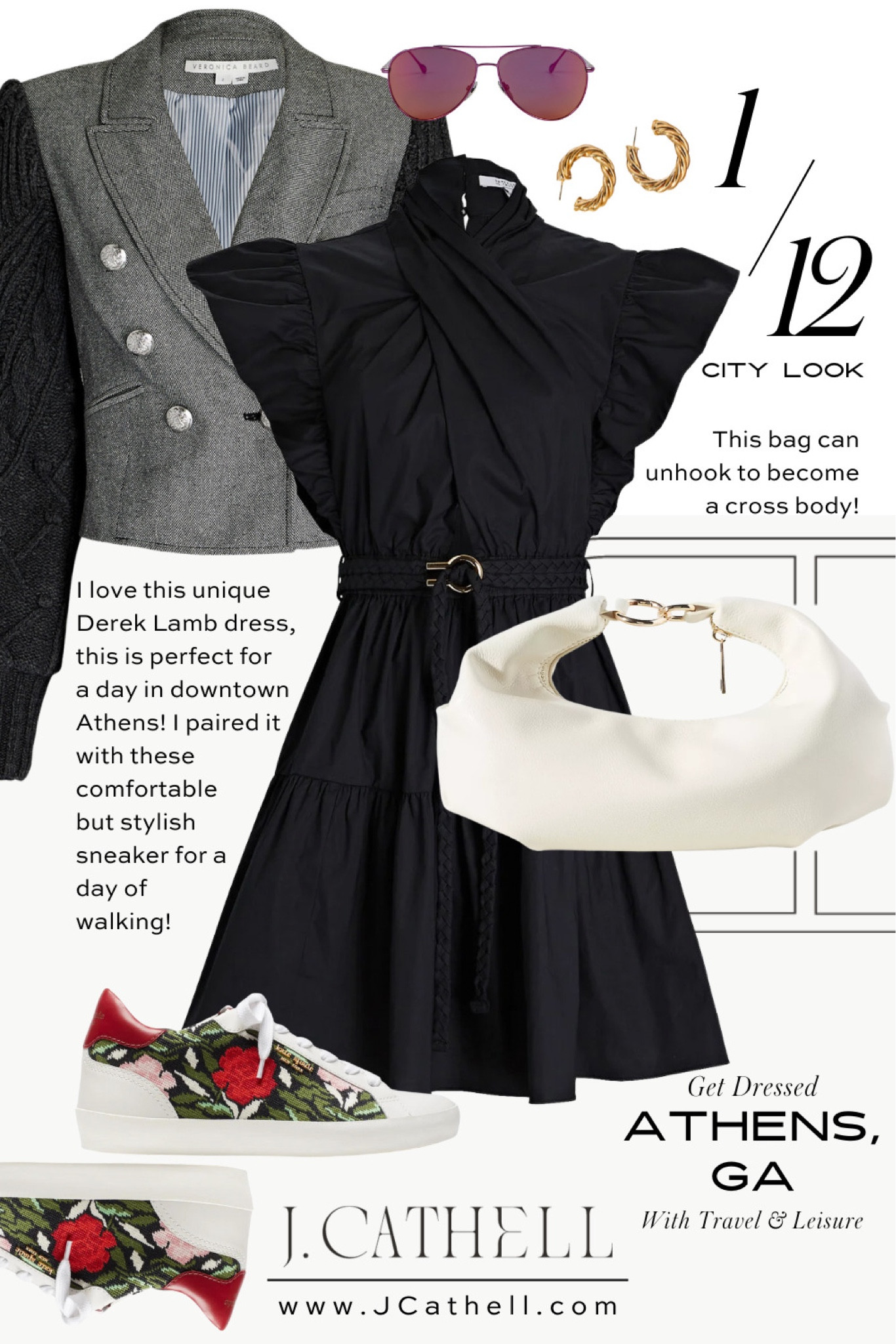 Finn Belted Ruffled Poplin Mini … curated on LTK