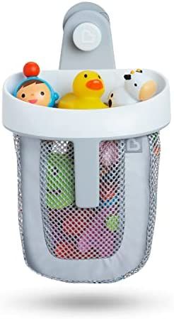 Munchkin Hanging Bath Toy Storage with Quick Drying Mesh, Grey | Amazon (US)