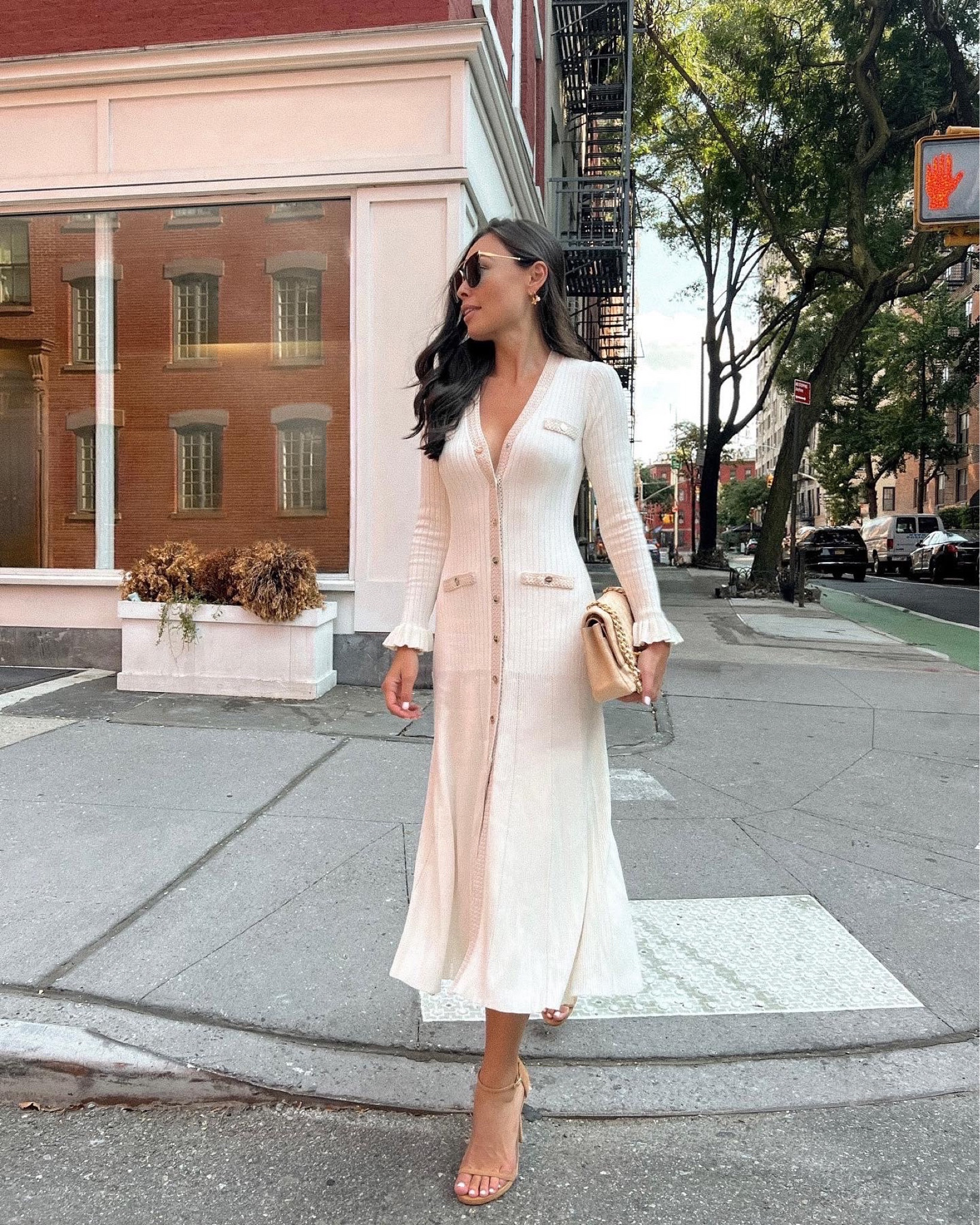 Kat Jamieson of With Love From Kat wears a sweater knit midi dress perfect for fall, the office, date night, meetings, and cocktail party! This dress is a part of the @bloomingdales 150th Anniversary celebration! #bloomies150 

#LTKshoecrush #LTKstyletip #LTKSeasonal