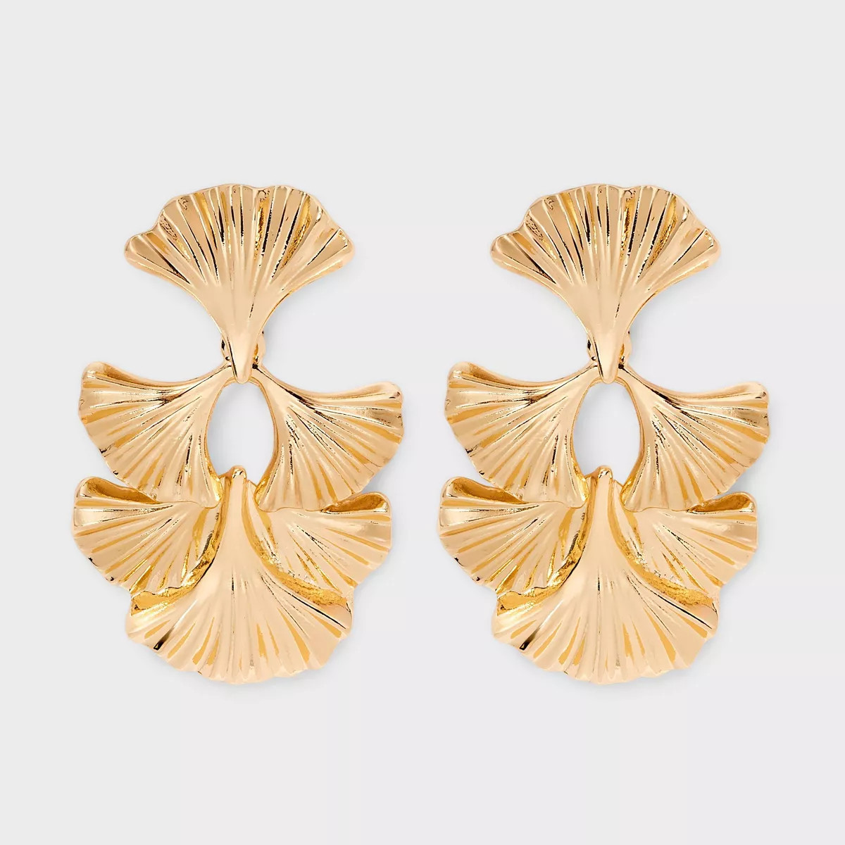 Textured Bell Drop Earrings - A New Day™ Gold | Target
