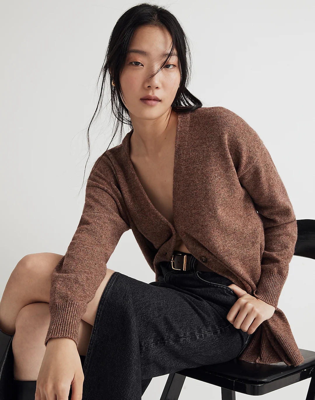 V-Neck Relaxed Cardigan | Madewell