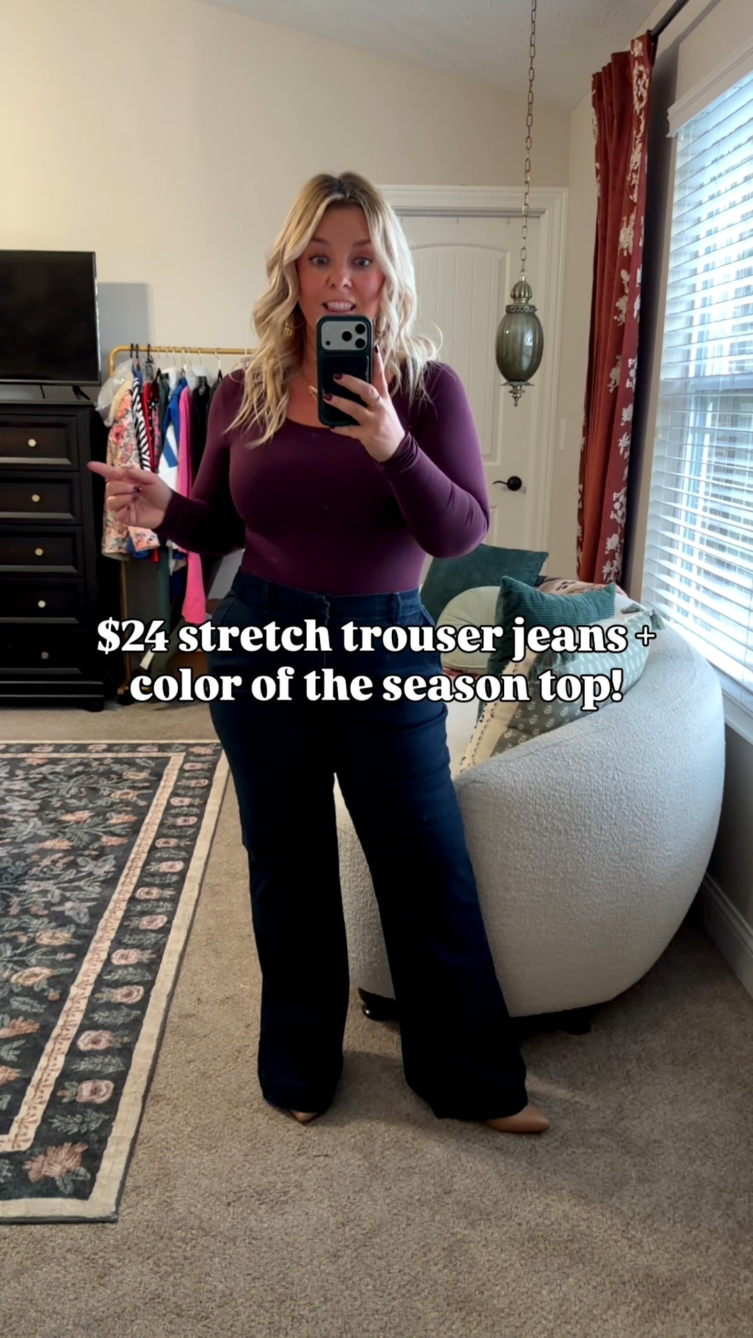 The BEST $24 stretch trouser jeans + tummy control panel bodysuit all from Walmart!

#LTKPetite #LTKFindsUnder50 #LTKMidsize