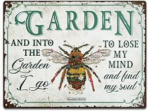 Wander Prints Gardener Gift, Birthday Gifts For Mom, Dad, Grandma, Grandpa Who Love Garden - Bee ... | Amazon (US)