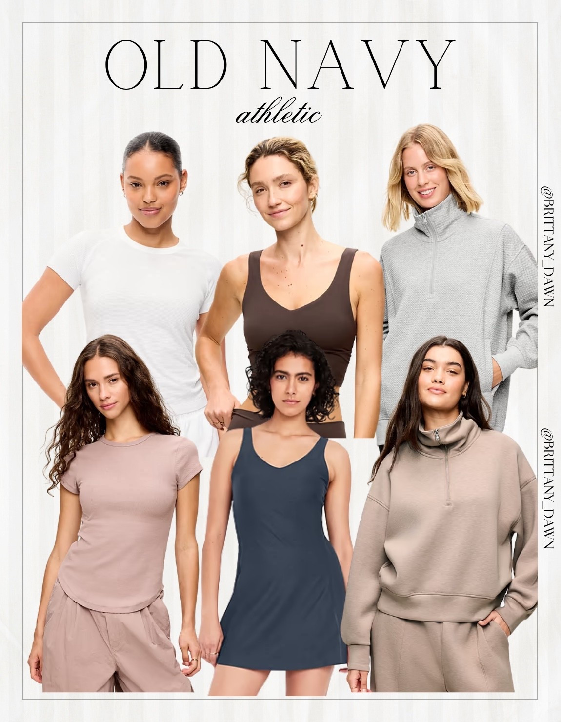 Upgrading my activewear wardrobe with these incredible new Old Navy athletic drops! 🏋️‍♀️

Clean neutrals, supportive tops, soft quarter-zips, and versatile workout dresses that go seamlessly from gym sessions to running errands.
Comfort meets function in the best way possible. 💪

#OldNavyAthletic #Activewear #GymStyle #Athleisure #WorkoutOutfit #LTKfit #LTKactive #FitnessFashion #EverydayActive #LTKunder50 #OldNavyFinds

#LTKootd