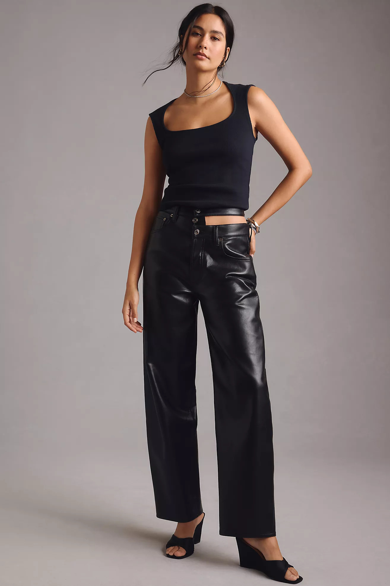 Maeve Square-Neck Tank | Anthropologie (US)