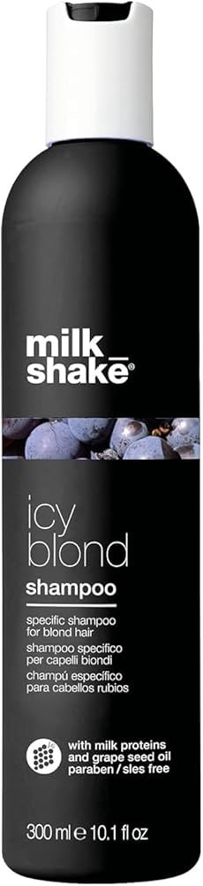 milk_shake icy blond shampoo award winning shampoo with black pigment to cool brassy tones and en... | Amazon (US)
