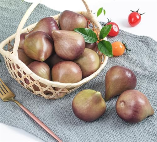 8PCS Realistic Artificial Fruits Lifelike Decorative Fig Photography Props Home Decoration | Amazon (US)