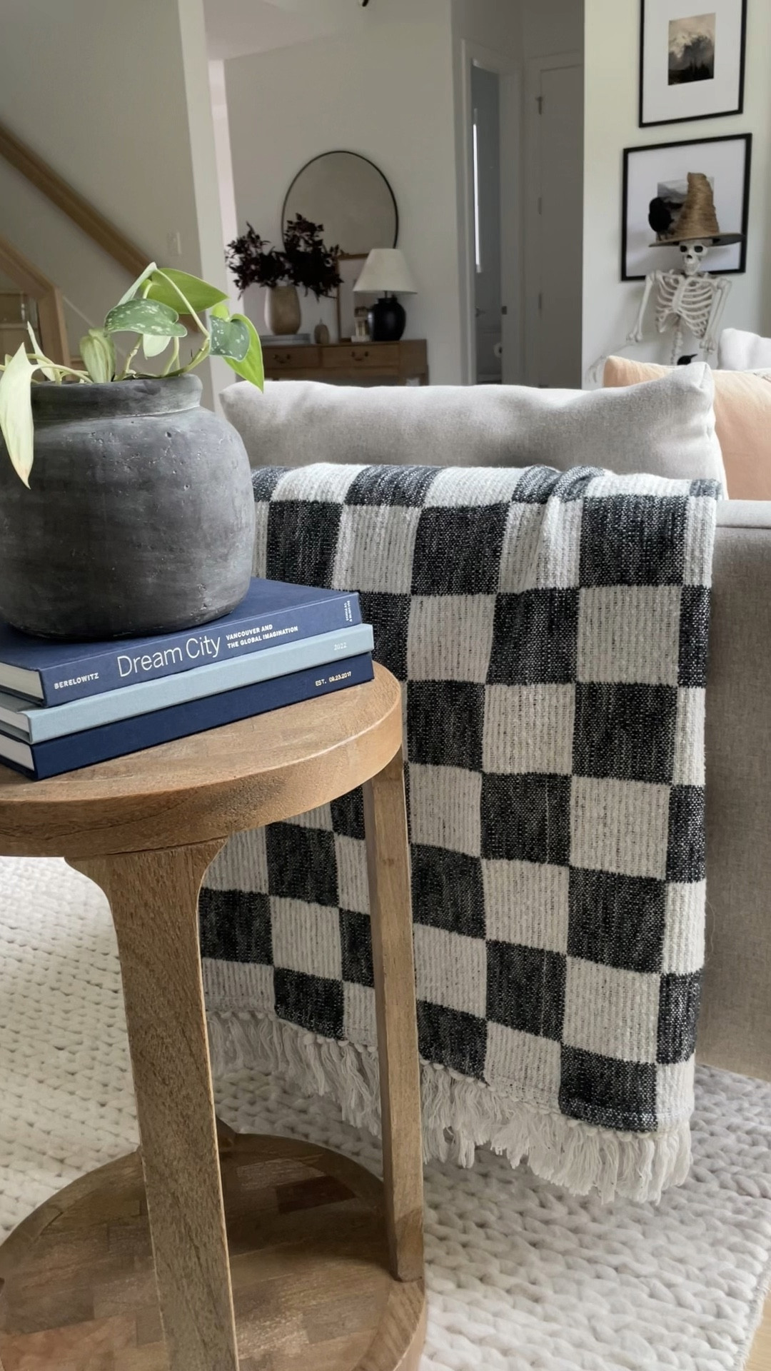 Checkered throw blanket. Target find. Blanket styling. Throw blanket styling  

#LTKfindsunder100 #LTKhome #LTKstyletip