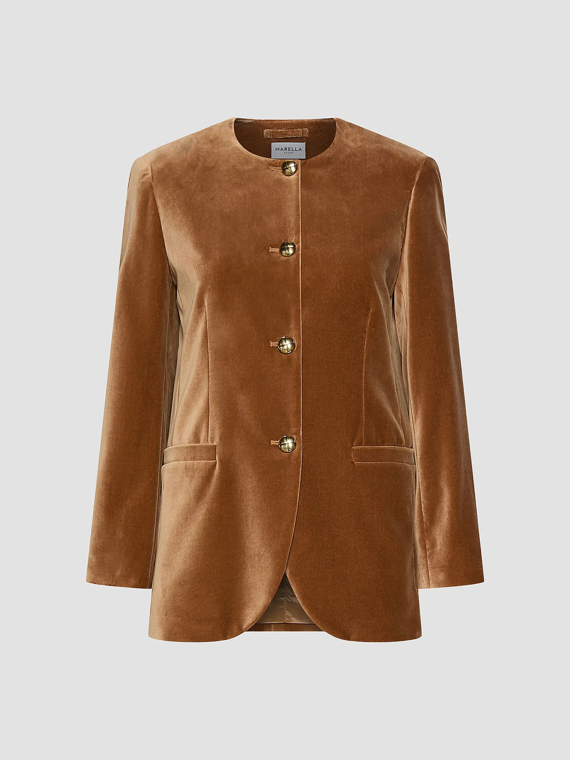 Straight Fit Stretch Velvet Blazer | Saks Fifth Avenue