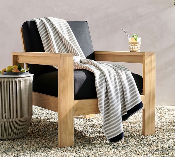 Malibu Teak Lounge Chair | Pottery Barn (US)