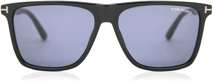 Tom Ford Sunglasses FT 0832 -N Fletcher 01A Shiny Black/Smoke Lenses | Amazon (US)